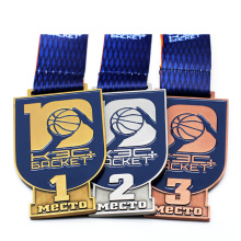 Cheap Wholesale Custom Award Metal Sport Competition Medal With Ribbon
